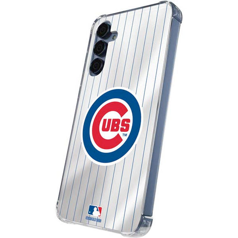 MLB Chicago Cubs Home Jersey Galaxy S24 Clear Case