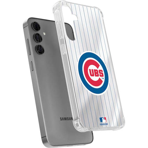 MLB Chicago Cubs Home Jersey Galaxy S24 Plus Clear Case