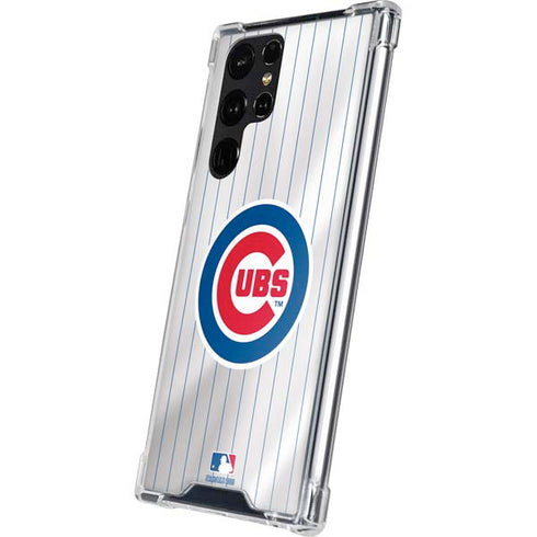 MLB Chicago Cubs Home Jersey Galaxy S24 Ultra Clear Case