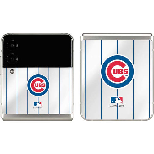 MLB Chicago Cubs Home Jersey Galaxy Z Flip3 5G Skin