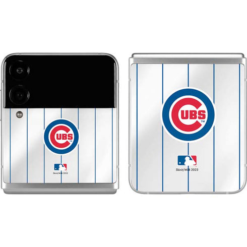 MLB Chicago Cubs Home Jersey Galaxy Z Flip4 5G Skin
