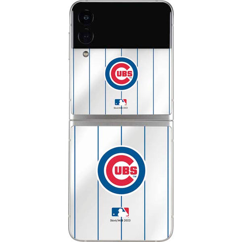 MLB Chicago Cubs Home Jersey Galaxy Z Flip4 5G Skin