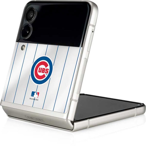 MLB Chicago Cubs Home Jersey Galaxy Z Flip4 5G Skin