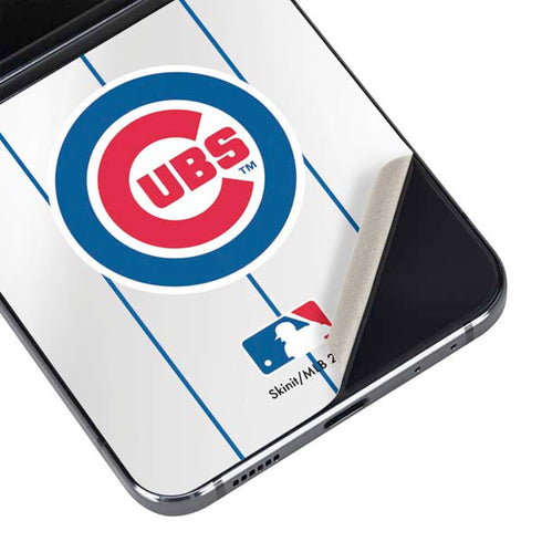 MLB Chicago Cubs Home Jersey Galaxy Z Flip5 5G Skin