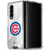 MLB Chicago Cubs Home Jersey Galaxy Z Fold4 5G Clear Case