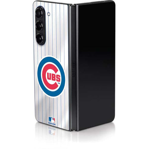 MLB Chicago Cubs Home Jersey Galaxy Z Fold5 5G Skin
