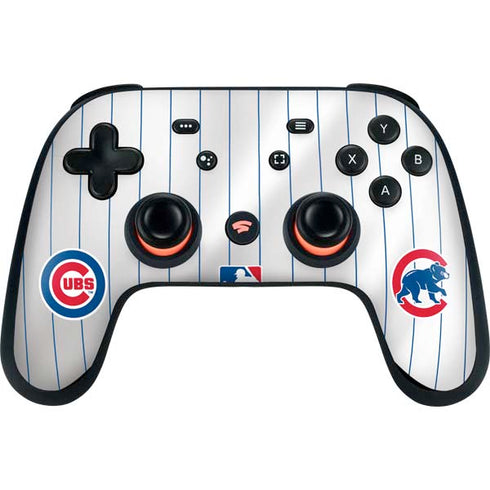 MLB Chicago Cubs Home Jersey Google Stadia Controller Skin