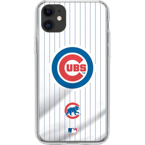 MLB Chicago Cubs Home Jersey iPhone 11 Clear Case