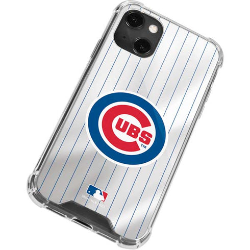 MLB Chicago Cubs Home Jersey iPhone 15 Plus Clear Case