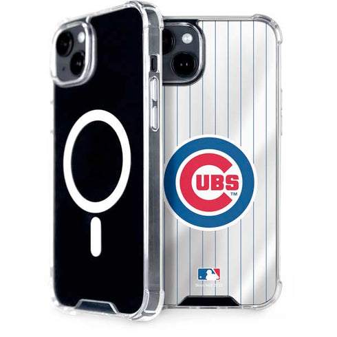 MLB Chicago Cubs Home Jersey iPhone 15 Plus MagSafe Case