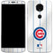 MLB Chicago Cubs Home Jersey Moto E5 Plus Skin