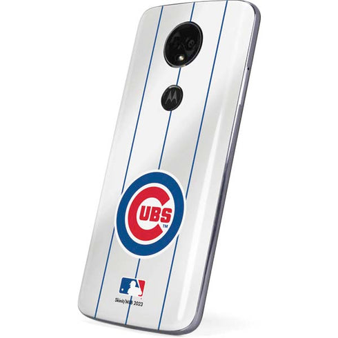 MLB Chicago Cubs Home Jersey Moto E5 Plus Skin
