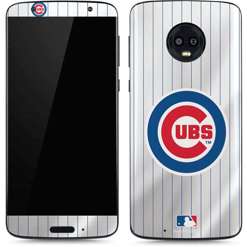 MLB Chicago Cubs Home Jersey Moto G6 Skin