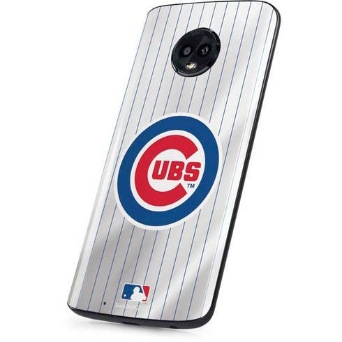 MLB Chicago Cubs Home Jersey Moto G6 Skin