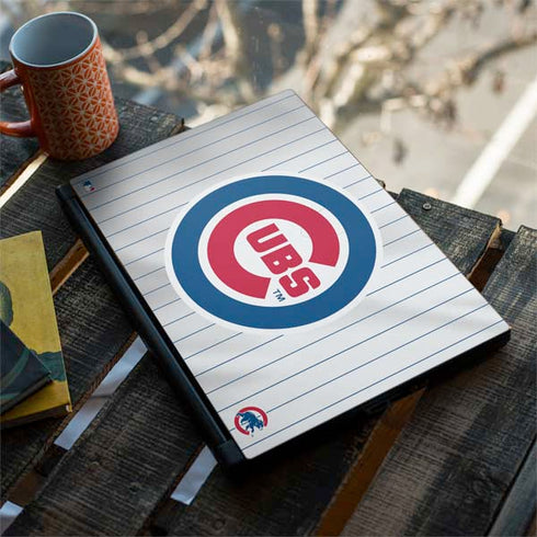 MLB Chicago Cubs Home Jersey MSI GS65 Stealth Laptop Skin