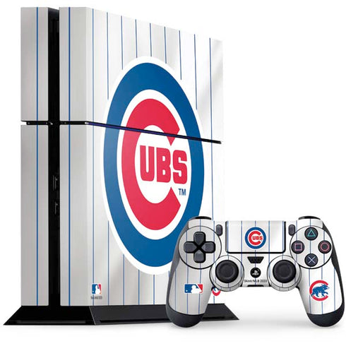 MLB Chicago Cubs Home Jersey PS4 Console and Controller Bundle Skin