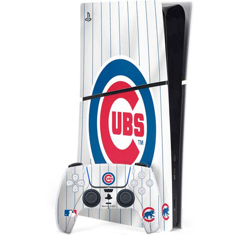 MLB Chicago Cubs Home Jersey PS5 Slim Digital Edition Bundle Skin