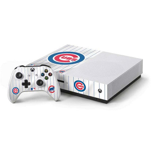 MLB Chicago Cubs Home Jersey Xbox One S Console and Controller Bundle Skin