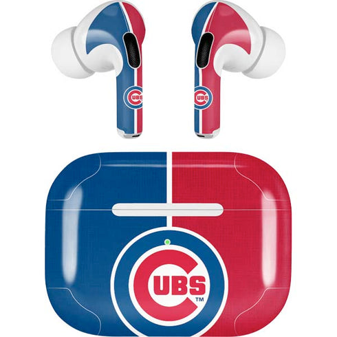 MLB Chicago Cubs Split AirPods Pro 2nd Gen Skin