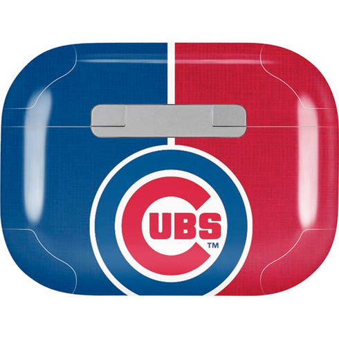 MLB Chicago Cubs Split AirPods Pro 2nd Gen Skin