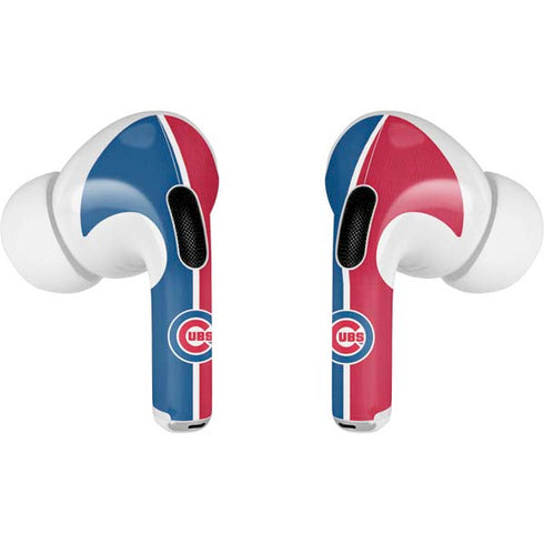 MLB Chicago Cubs Split AirPods Pro 2nd Gen Skin