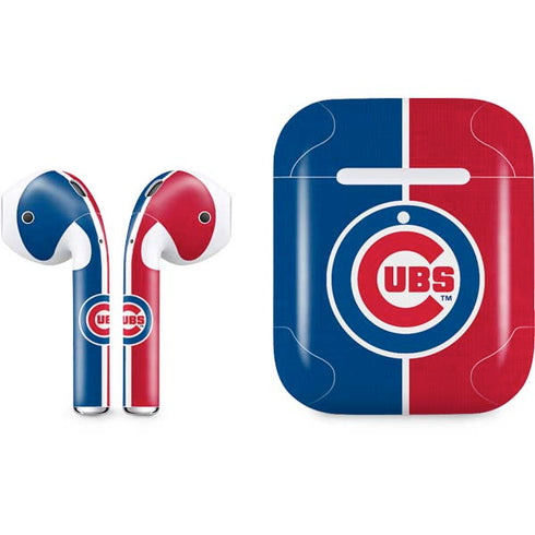 MLB Chicago Cubs Split Apple AirPods 2 Skin