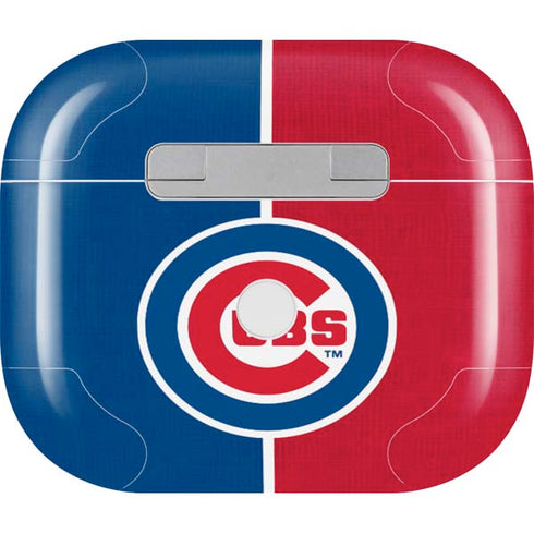 MLB Chicago Cubs Split Apple AirPods (3rd Gen 2021) Skin
