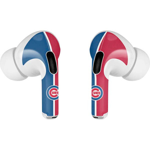 MLB Chicago Cubs Split Apple AirPods Pro Skin