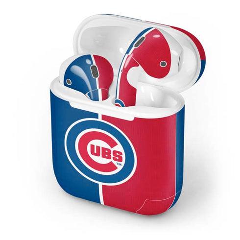 MLB Chicago Cubs Split Apple AirPods Skin
