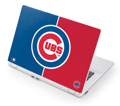 MLB Chicago Cubs Split Acer Chromebook Skin