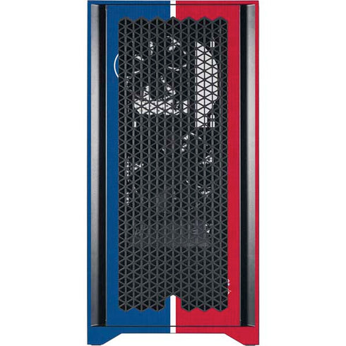 MLB Chicago Cubs Split Corsair 4000D Tempered Glass Mid-Tower ATX Case Skin