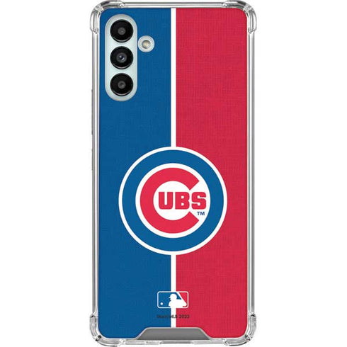 MLB Chicago Cubs Split Galaxy A13 5G Clear Case