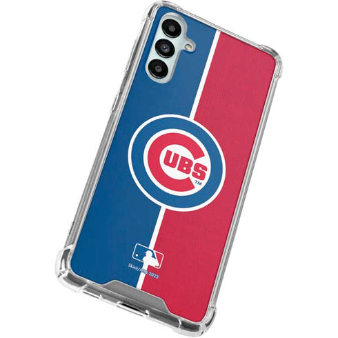 MLB Chicago Cubs Split Galaxy A15 5G Clear Case