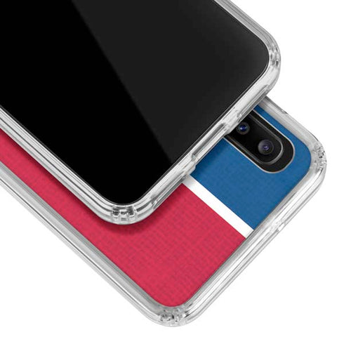 MLB Chicago Cubs Split Galaxy A20 Clear Case