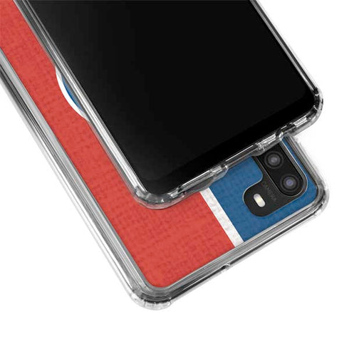 MLB Chicago Cubs Split Galaxy A21 Clear Case