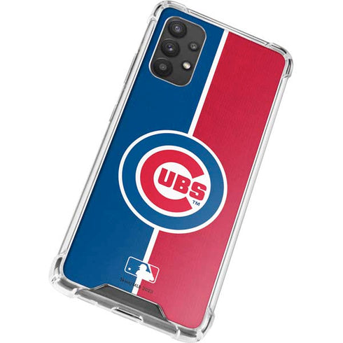 MLB Chicago Cubs Split Galaxy A32 5G Clear Case