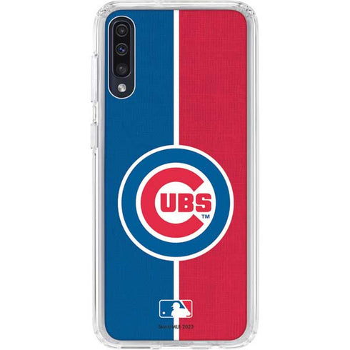 MLB Chicago Cubs Split Galaxy A50 Clear Case