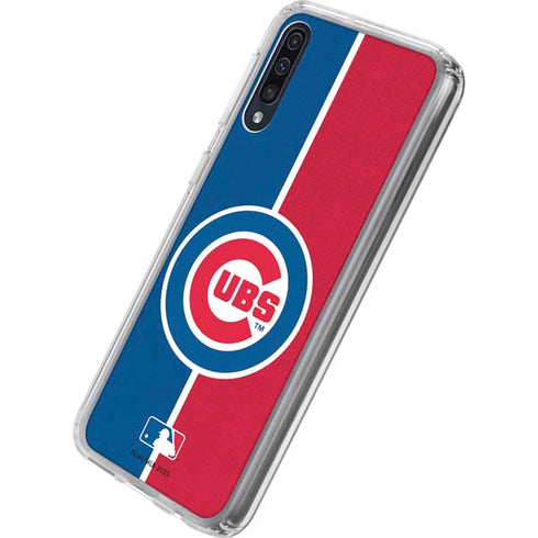MLB Chicago Cubs Split Galaxy A50 Clear Case