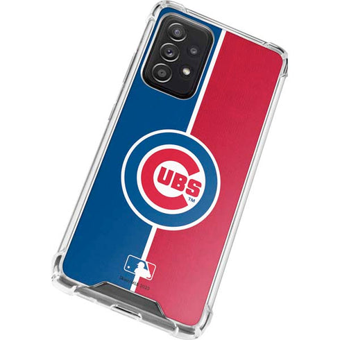MLB Chicago Cubs Split Galaxy A52 5G Clear Case