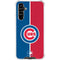 MLB Chicago Cubs Split Galaxy A54 5G Clear Case