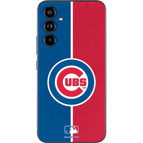 MLB Chicago Cubs Split Galaxy A54 5G Skin