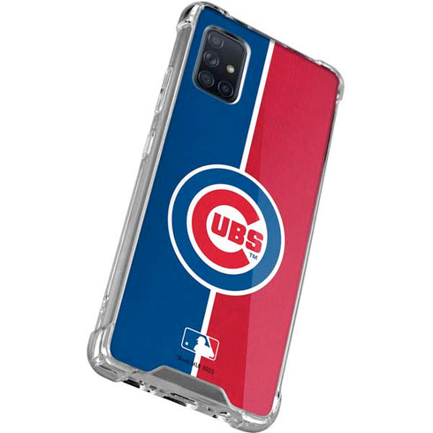 MLB Chicago Cubs Split Galaxy A71 5G Clear Case