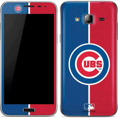 MLB Chicago Cubs Split Galaxy J3 Skin
