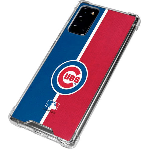 MLB Chicago Cubs Split Galaxy Note20 5G Clear Case