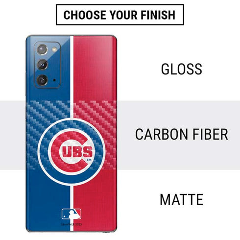 MLB Chicago Cubs Split Galaxy Note20 5G Skin