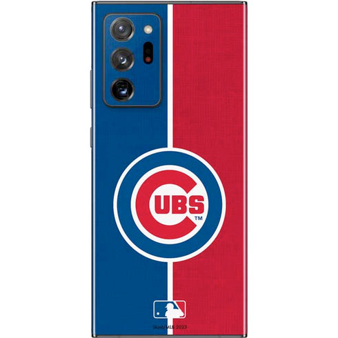 MLB Chicago Cubs Split Galaxy Note20 Ultra 5G Skin