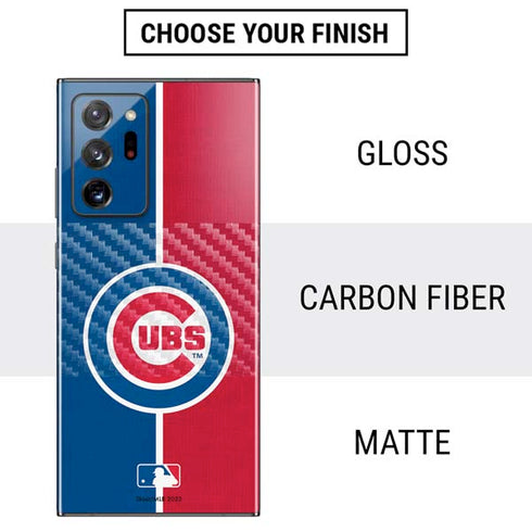 MLB Chicago Cubs Split Galaxy Note20 Ultra 5G Skin