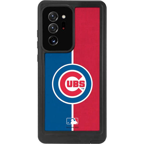 MLB Chicago Cubs Split Galaxy Note20 Ultra 5G Waterproof Case