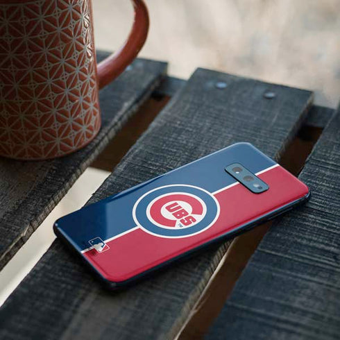 MLB Chicago Cubs Split Galaxy S10e Skin