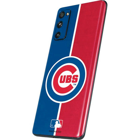 MLB Chicago Cubs Split Galaxy S20 Fan Edition Skin